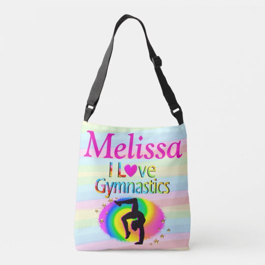 SAC AJUSTABLE JOLIMENT CUSTOMISÉ J'AIME GYMNASTICS FOURRE-TOUT C (Dos)