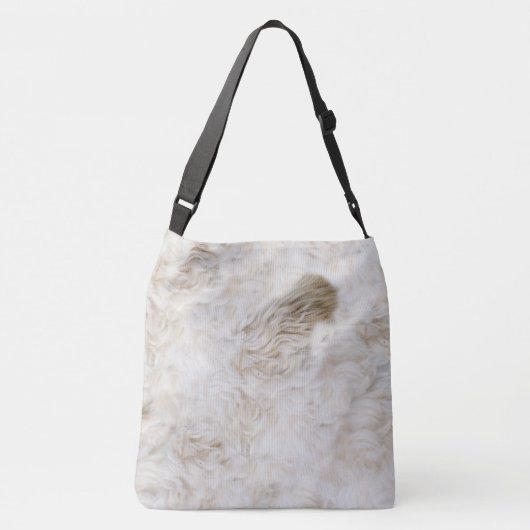SAC AJUSTABLE JOLIMENT DOUX CURLY FUR CHIEN (Dos)