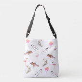 Sac Ajustable Jouer rose Motif monogramme (Dos)