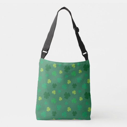 Sac Ajustable Jour de la Saint Patrick Motif Shamrock vert (Devant)