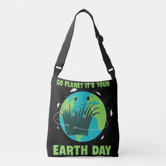 Sac Ajustable Jour des terres : Go Planet C'est ton Jour des ter (Devant)