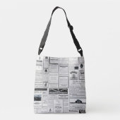 Sac Ajustable Journal publicitaire vintage (Dos)