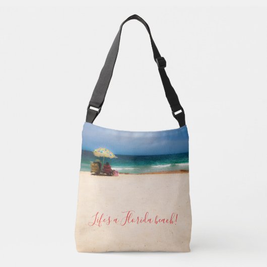Sac Ajustable Journée venteuse à la plage (Devant)