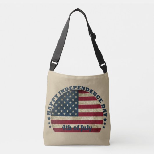 Sac Ajustable Joyeuse fête 4 juillet l'indépendance (Devant)