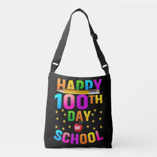 Sac Ajustable Joyeux 100e jour d'école pour enseignants et étudi