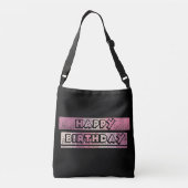 Sac Ajustable joyeux anniversaire coloré (Dos)