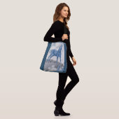 Sac Ajustable joyeux cheval en bleu (Sur le modèle)