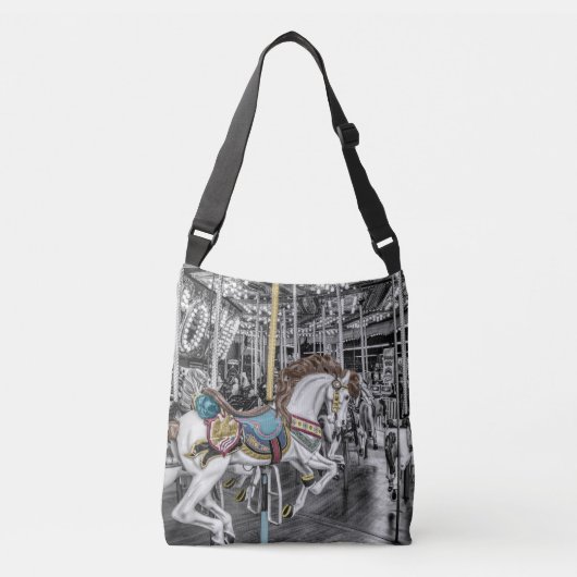 Sac Ajustable Joyeux Go Round Carousel Photography (Devant)