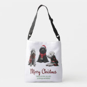 Sac Ajustable Joyeux Noël Chiens (Dos)