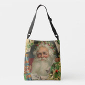 Sac Ajustable Joyeux Noël Père Noël classique antique (Dos)