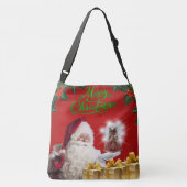 Sac Ajustable Joyeux Noël Santa Claus Snow Globe (Dos)