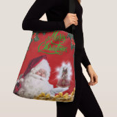 Sac Ajustable Joyeux Noël Santa Claus Snow Globe (De près)
