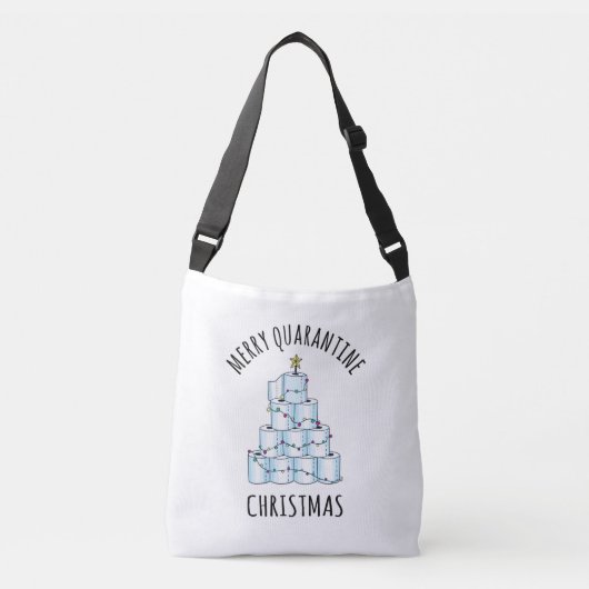 Sac Ajustable Joyeux Quarantaine Arbre de Noël Papier toilette (Devant)