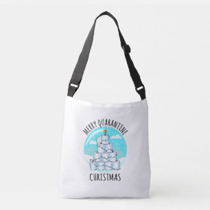 Sac Ajustable Joyeux Quarantaine Arbre de Noël Papier toilette