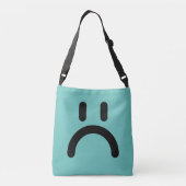 Sac Ajustable Joyeux visage triste Fourre-tout (Dos)