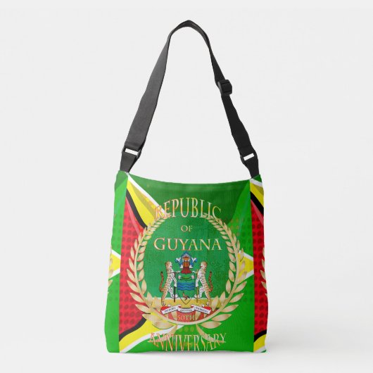 Sac Ajustable Jubilé de la République du Guyana (Devant)
