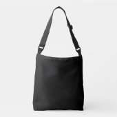 Sac Ajustable Juste code hexadécimal noir 000000 (Devant)