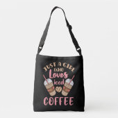 Sac Ajustable Juste une fille qui aime le café glacé (Dos)