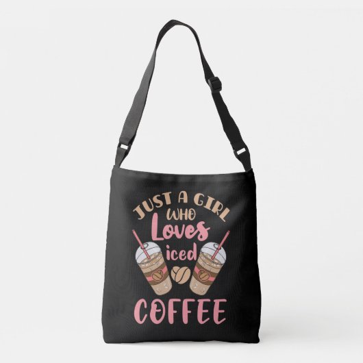 Sac Ajustable Juste une fille qui aime le café glacé (Dos)