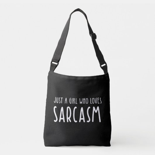 Sac Ajustable Juste une fille qui aime le sarcasme (Devant)