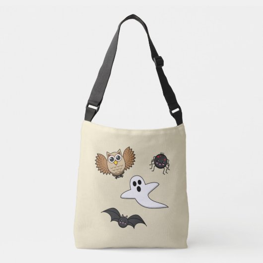 Sac Ajustable Kawaii Creepy Night Creatures Set (Devant)