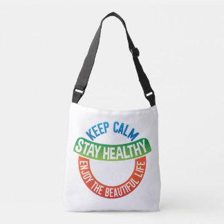 Sac Ajustable Keep Calm, Stay Healthy, Live Beautifully – Daily