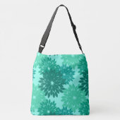 Sac Ajustable Kimono Floral moderne Imprimer, Turquoise, Turquoi (Dos)