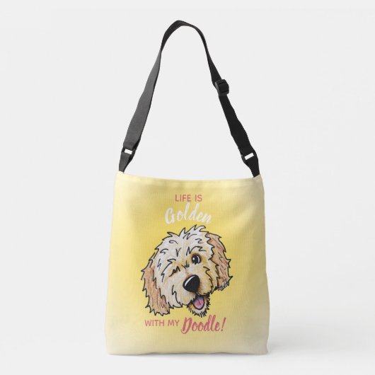 Sac Ajustable KiniArt Life est DOODLE D'Or (Dos)