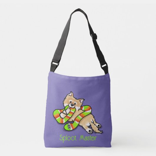 Sac Ajustable KiniArt Sploot Maître Pom (Devant)