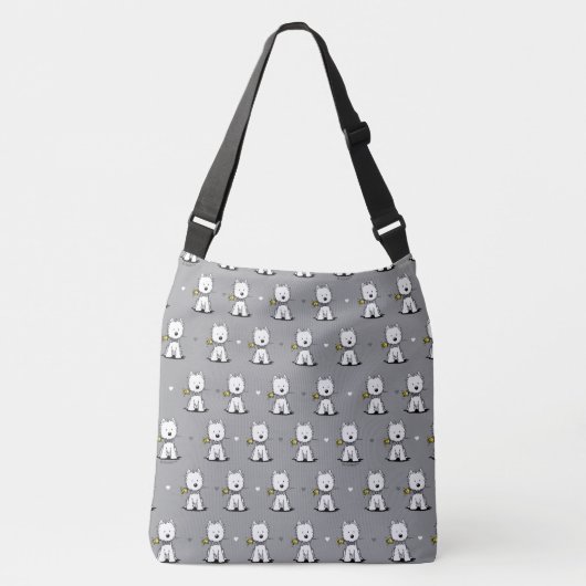 Sac Ajustable KiniArt Westie Gent (Devant)