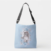 Sac Ajustable Kitten et rose bleu (Devant)