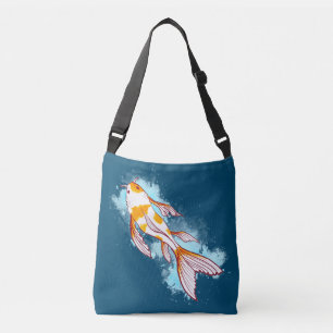 Sac Ajustable Koi poisson nage illustration