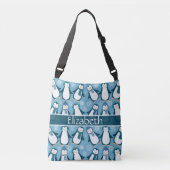 Sac Ajustable La conception mignonne de pingouins d'hiver (Devant)