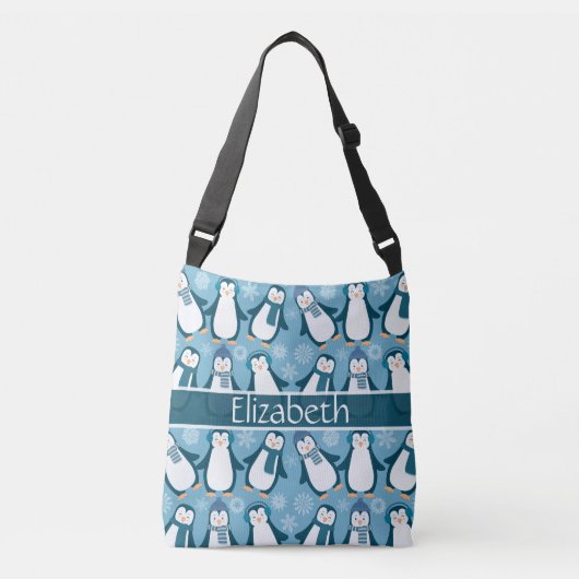 Sac Ajustable La conception mignonne de pingouins d'hiver (Devant)
