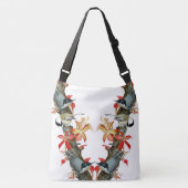 Sac Ajustable La faune d'oiseaux de sittelle laisse à des (Devant)