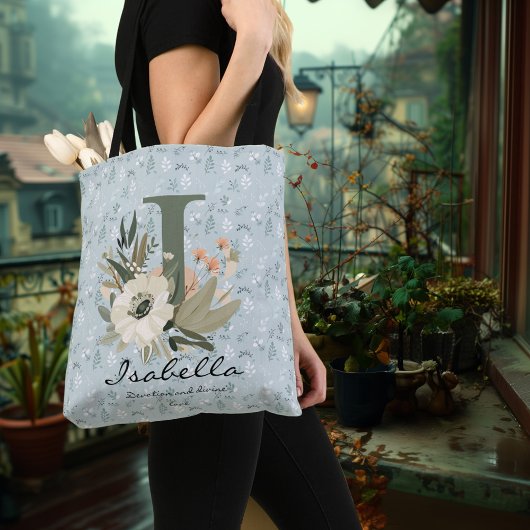 Sac Ajustable La floraison intemporelle d'Isabella - Monogramme