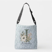 Sac Ajustable La floraison intemporelle d'Isabella - Monogramme (Devant)