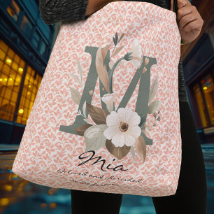 Sac Ajustable La Grâce Fleurie de Mia - Monogramme Floral Boho