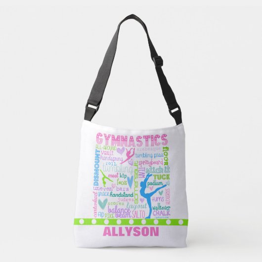 Sac Ajustable La gymnastique en pastel personnalisée exprime la (Devant)