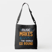 Sac Ajustable La Musique Fait Le Tour Du Monde (Dos)