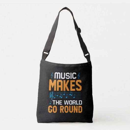Sac Ajustable La Musique Fait Le Tour Du Monde (Devant)