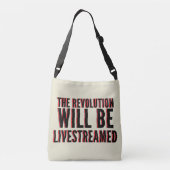 Sac Ajustable La révolution sera livestreamed (Dos)