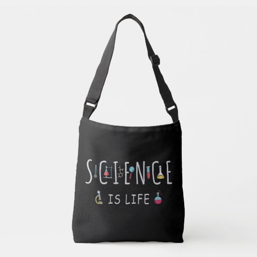 Sac Ajustable La science est la vie (Devant)