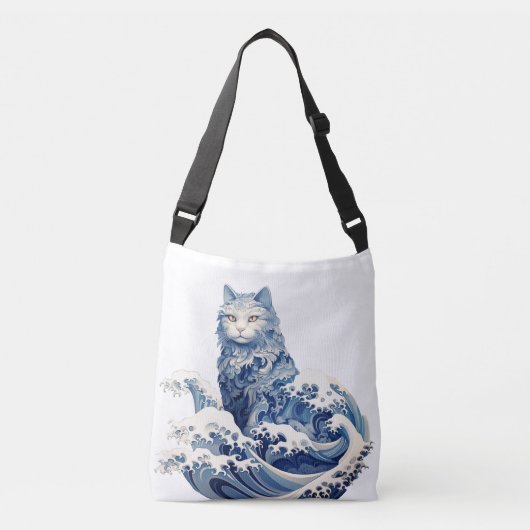 Sac Ajustable La Vague De Chat Au Large De Kanagawa (Devant)