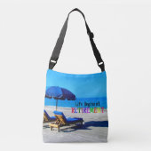 Sac Ajustable La vie commence à la retraite (Devant)