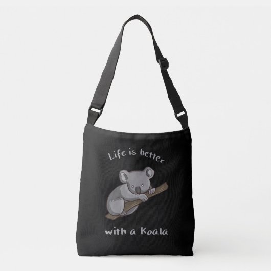 Sac Ajustable La Vie Est Meilleure Avec Koala (Devant)