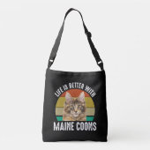 Sac Ajustable La Vie Est Meilleure Avec Les Maine Coons (Dos)