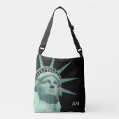 Sac Ajustable Lady Liberty et Monogram sur Black (Devant)