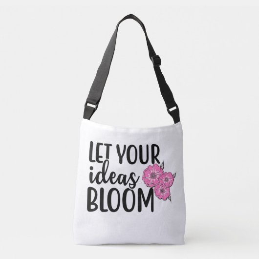 Sac Ajustable Laissez fleurir vos idées (Devant)
