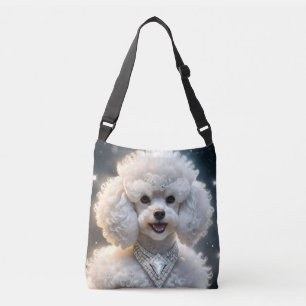 Sac Ajustable L'Amour Est Un Poodé Blanc,